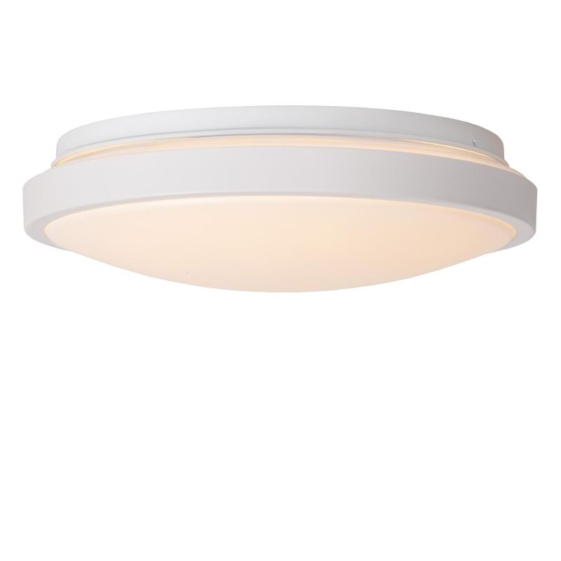 Lucide DASHER - Zapustené stropné svietidlo Kúpeľňa - Ø 29,3 cm - LED - 1x12W 2700K - IP44 - Biela